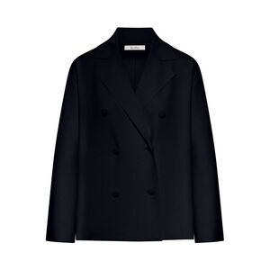 Max Mara Pure Women Double-Breasted Viscose Crepe Jacket